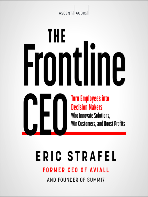 Title details for The Frontline CEO by Eric Strafel - Wait list